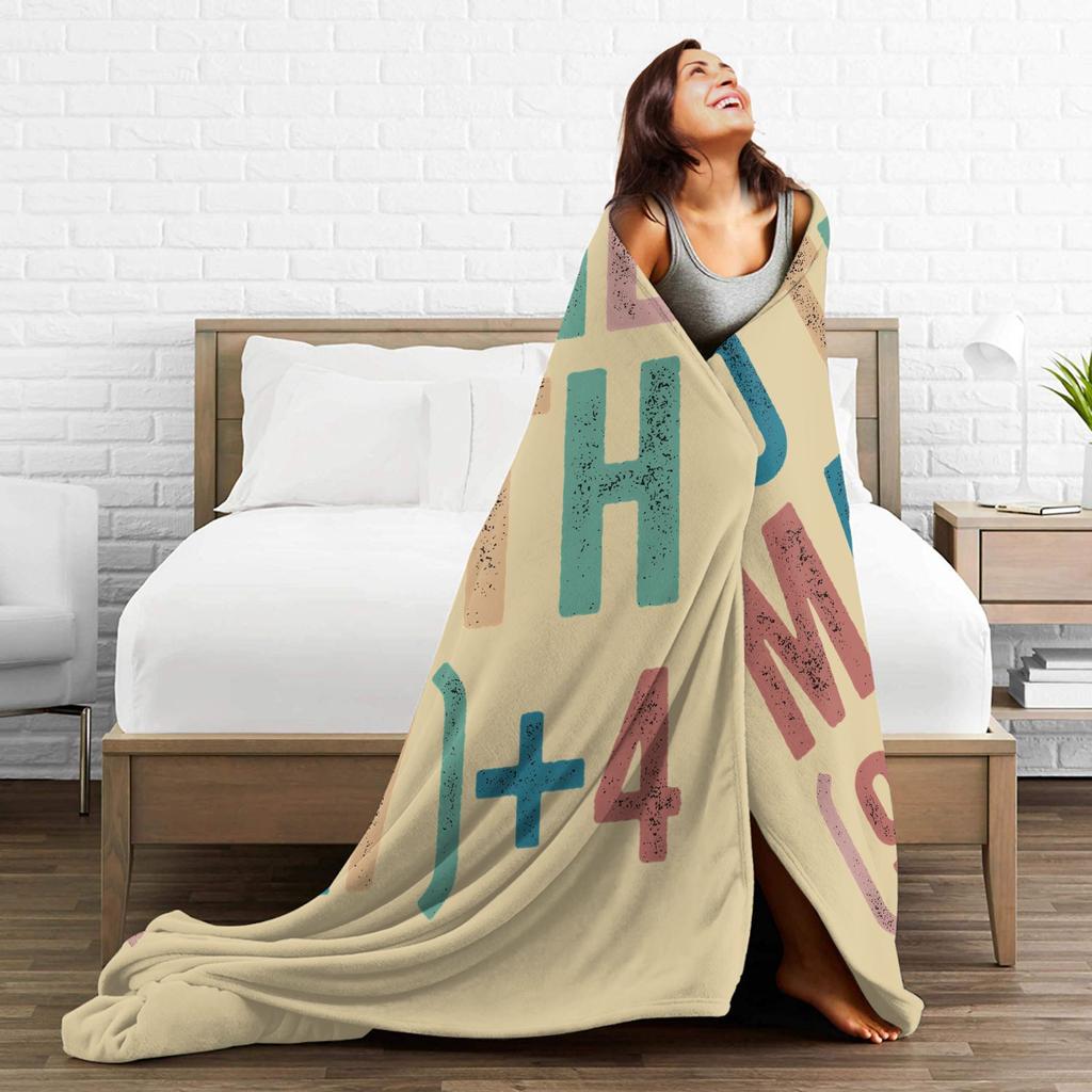 Do The Math 67 Meme Funny Six Seven Blanket Quality Warm Soft  Bedding Throws Winter Children Chair Sofa Bed Novelty Bedspread