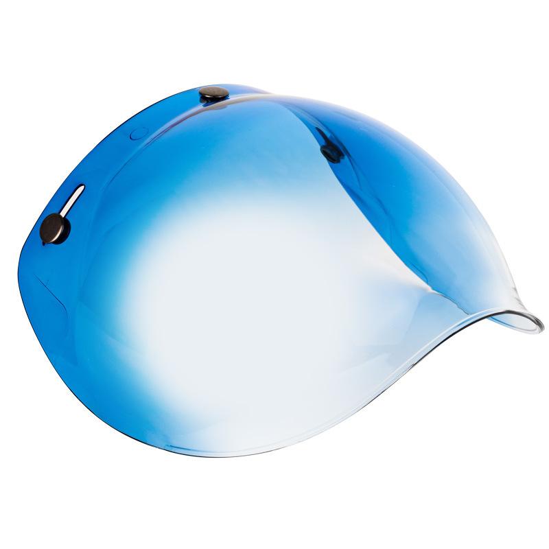 Motorcycle Helmet Bubble Visor Motorbike Helmet Visors Multicolor Vintage Cascos Para Moto Windshield Shield Universal Mask