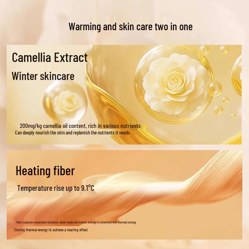 Xueqiman Damen Thermounterwäsche-Set mit Kamelienöl