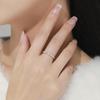 Fashionable Geometric Rhinestone Star Stackable Ring for Women - Versatile Accessory for Commuting