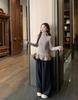 Korean Style Slimming Ruffle Turtleneck Women's T-Shirt for Autumn/Winter