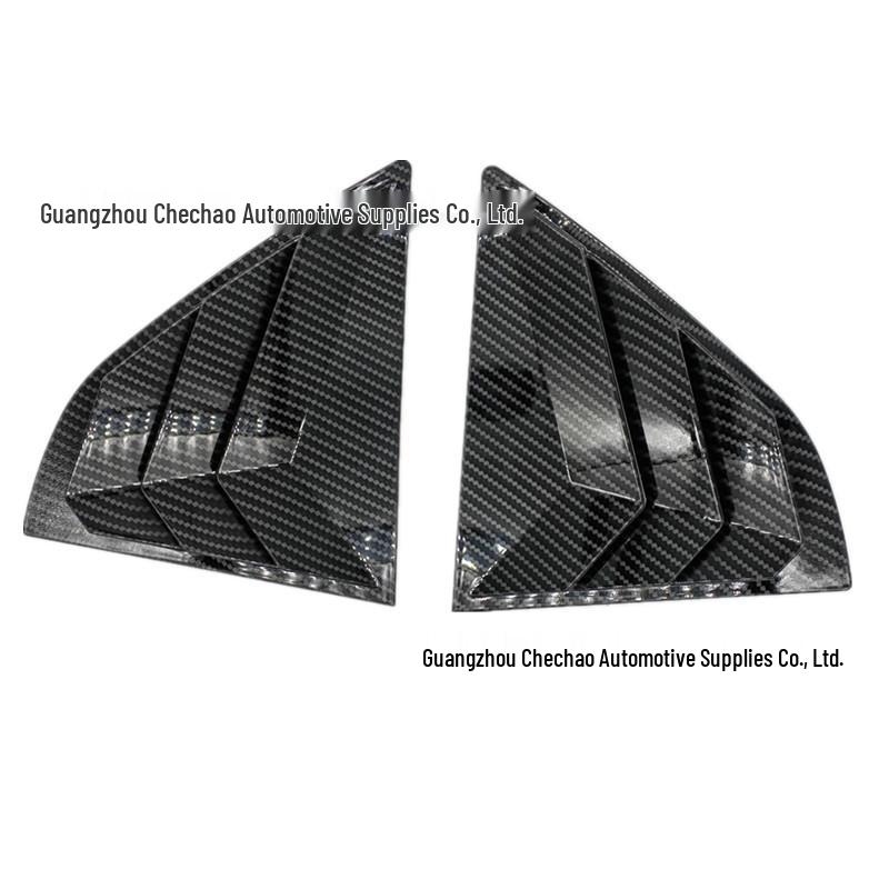 Mitsubishi Lancer Rear Window Louvers - Mustang Style Air Vent Trim