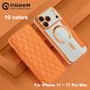 Магнитный кошелек кожаный чехол для телефона для iPhone 17 Air 17Pro Max 15 Pro Max 16 Plus 13 12 11 беспроводная зарядка откидная крышка Magsafe держатель для карт