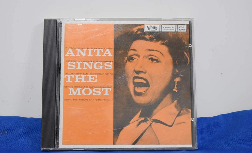 CD ANITA O'DAY - Thtingsmost J33J25035 Verve Records 1986 Japan Jazz Used