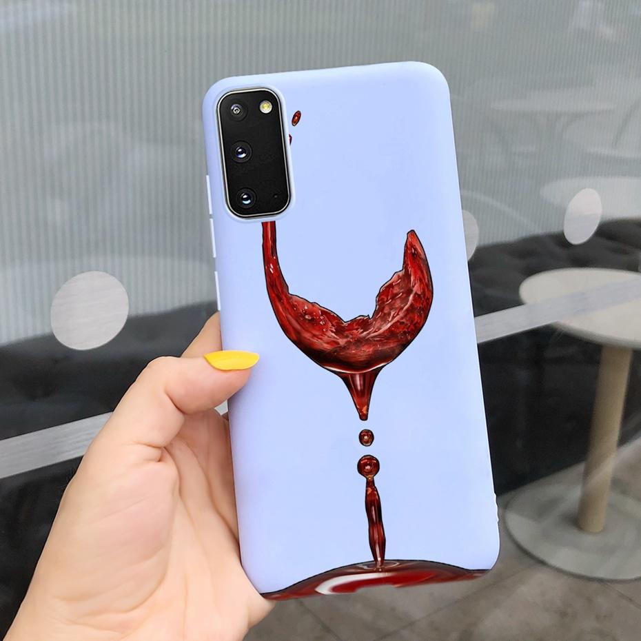 For Samsung Galaxy S20 5G S20+ Case Cover Fashion Soft Silicone Macaroon Phone Cases For Samsung S20 FE S 20 Plus S20Plus Funda