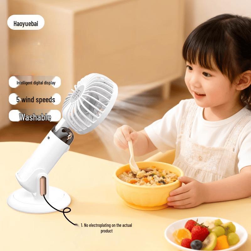 ZISIZ Handheld Rotatable Multi-functional Desktop Fan