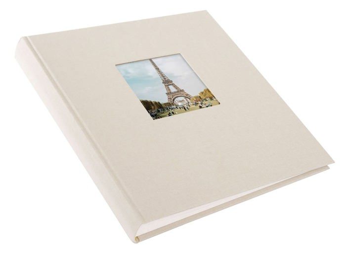 Album de scrapbooking - goldbuch - 27 723 - 60 pages blanches - couverture rigide en lin - fabriqué en allemagne