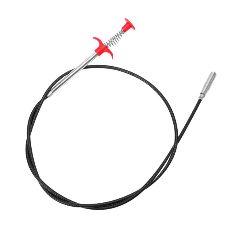 

60cm Spring Tube Unclogging Grab Picker Snake Cable Auxiliary Grab Drain Auger Sink Toilet Tool Kitchen Novelty Accessories