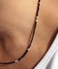 Ourpierre Glitter Necklace Black (M)