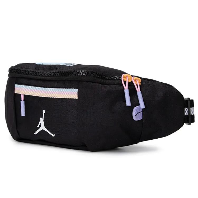 Jordan Athleisure Fabric Sling Bag , Fanny Pack Small Unisex Black (Unisex) Fanny Packs JD2343013TD 001