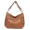 Luxurious Retro Soft Leather Autumn New Women's Shoulder Bag Solid Color Casual High Women's Crossbody Bag