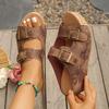 Pegged Platform Sandals, New Style Thick-soled Sandals, Women's Fish-mouth Shoes