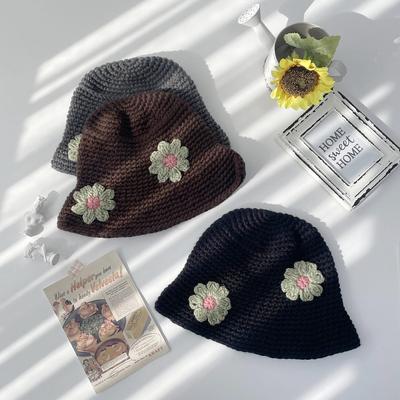 Women's and Men's Daily Flower Deco Bucket Hat
