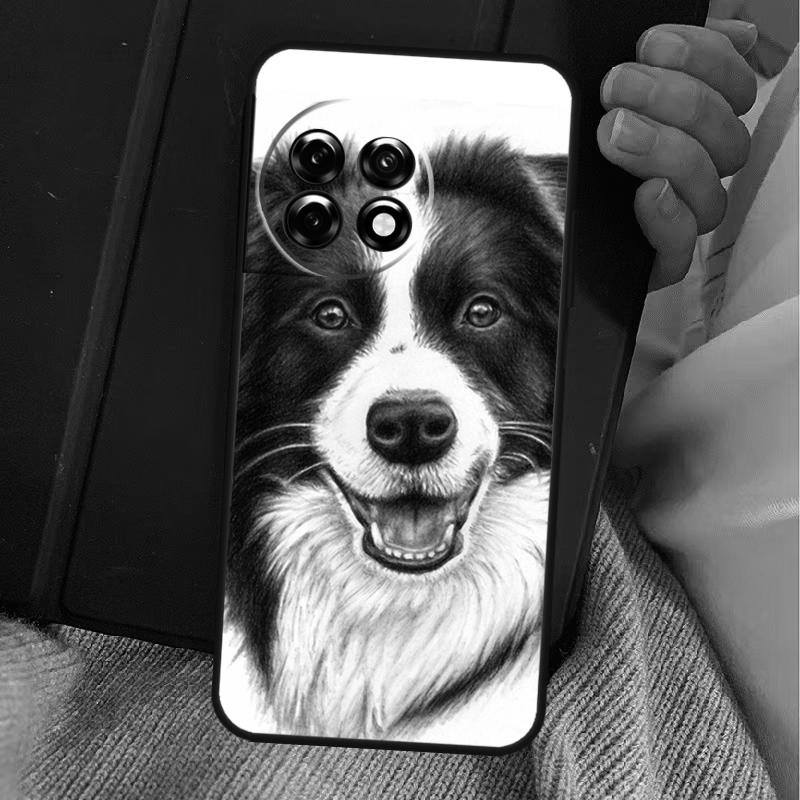 Border Collie Dog Case For OnePlus 15 13 12 11 13R 13T 10T 10R 12R OnePlus Nord 5 CE 2 3 4 Lite N20 N30 Cover