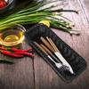 Innovative Chopsticks Storage Basket Restaurant Desktop Tableware Fork Spoon HolderBlack L Size