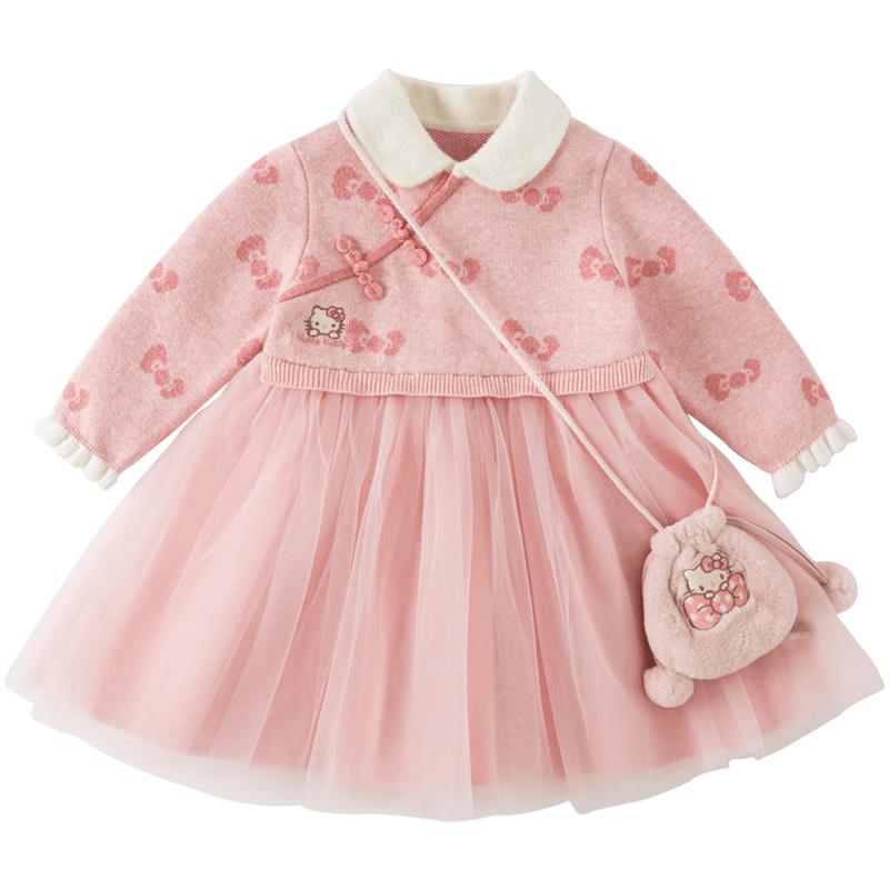 DAVE & BELLA Hello Kitty National Style Girls' Dress
