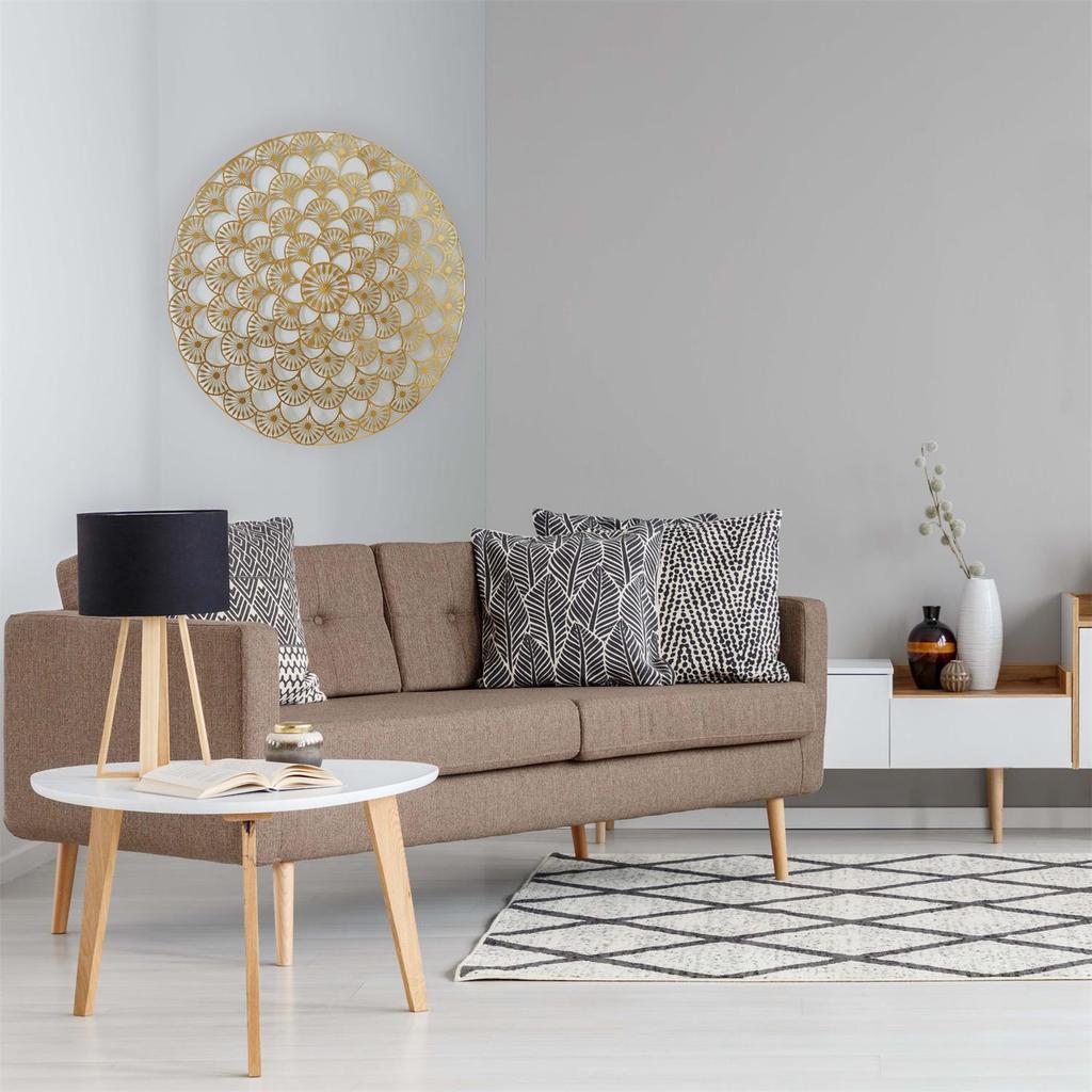 Mandala Wanddekoration 70cm gold