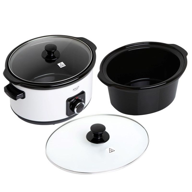 Adler AD 6413w Slow Cooker 5.8L White