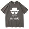 Breaking Bad Black & White Streetwear Pullover T-shirt - Summer Hip Hop Short Sleeve