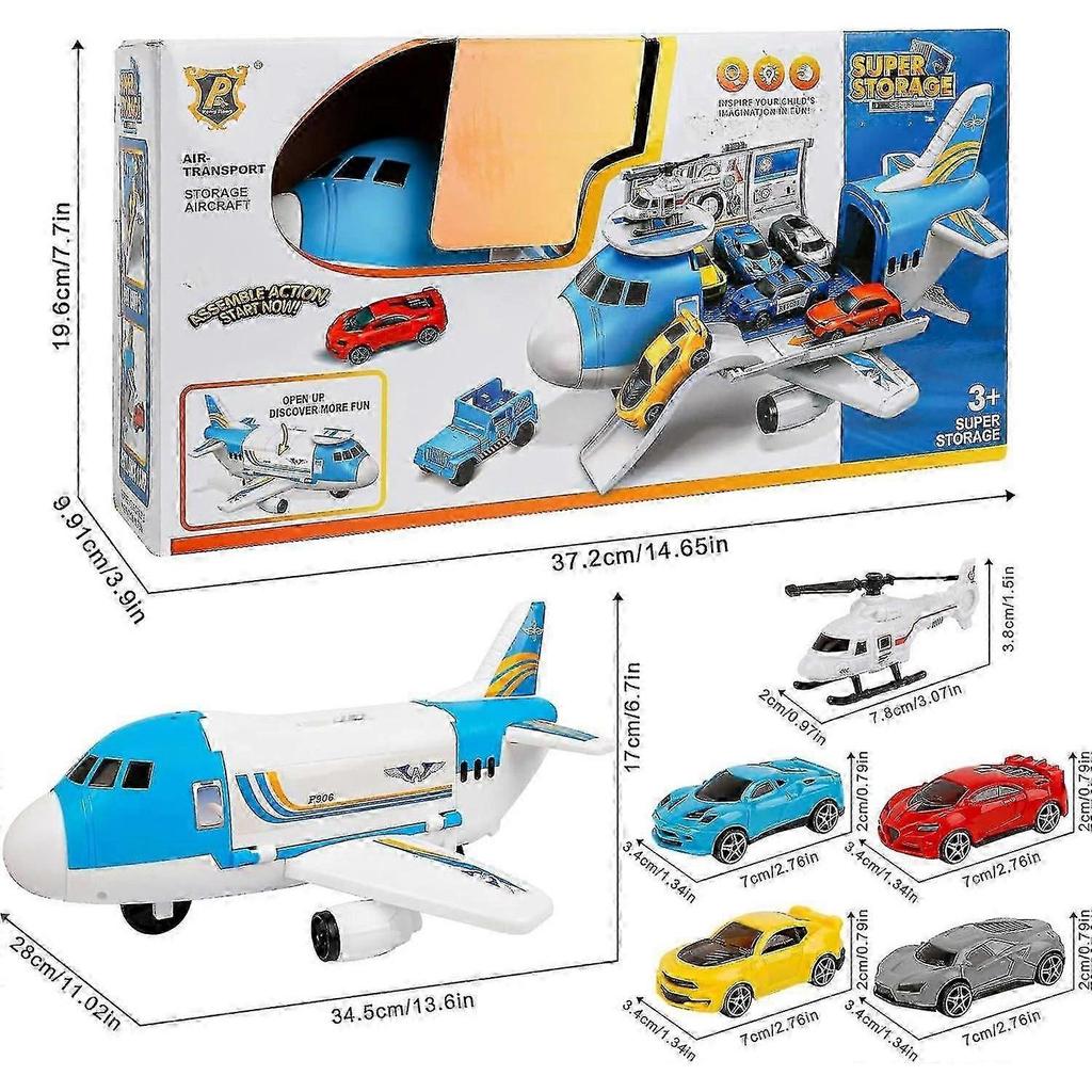 Aeroplane Toy Plane Transporter Toy Playset Gift for Boys Girls