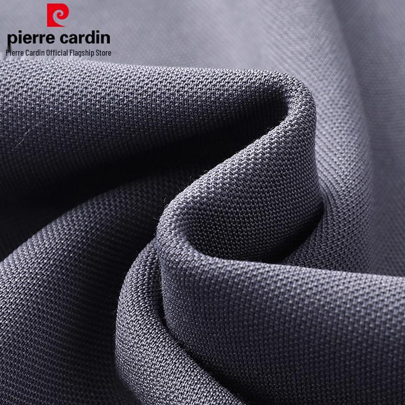 Pierre Cardin Men's Silk & Wool Blend Quarter-Zip Polo T-Shirt