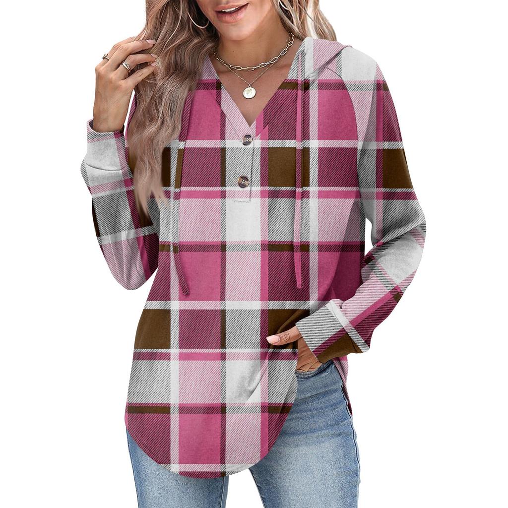 Women's Fashion Women's Lightweight Long Sleeve Pullover With Pockets Preppy Graphic Hoodie