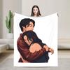 TV XO Kitty Kim Min Ho Plush Blanket Children  Flannel Throw Blanket For Living Room Warm Soft Custom DIY Quality Bedspread Gift