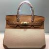 Cowhide with Canvas Platinum Bag New Trend Handbag Fashion Women's Bag Women's Bag