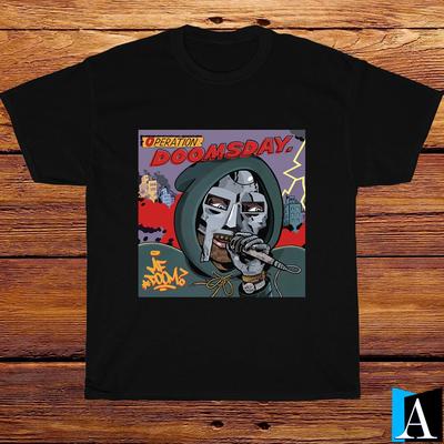 New Shirt MF DOOM Operation Doomsday Hip Hop Black/White/Grey/Navy T-Shirt S-5XL