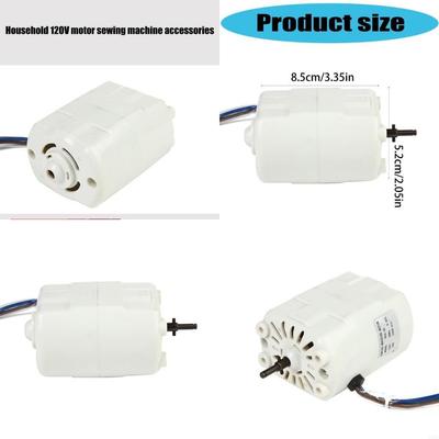 120V 45W Sewing Machine Motor 5400RPM Electric Sewing Machine Motor Replacement for Home Sewing Machine Accessories X3UC