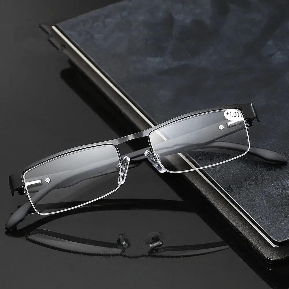Metal Reading Glasses Men High Quality Business Hyperopia Glasses Women Reading Eyewear