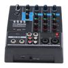 Sound Mixer USB BT 4 Channel Sound Mixing Console with 48V Phantom Button for Stage Performance