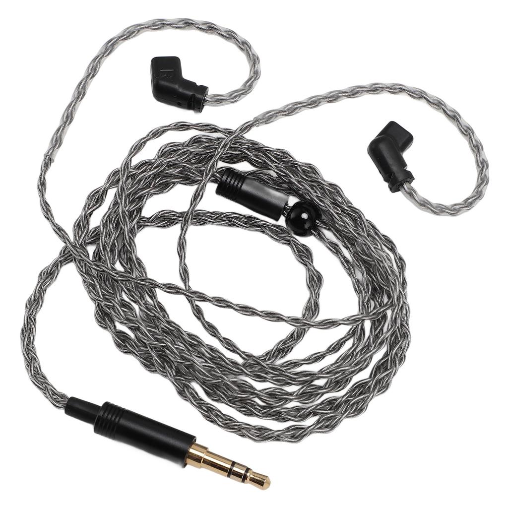 Earphone Cable Silver Plated Copper 3.5mm to 2 Pin 0.78mm for QDC AS12 AS16 for KZ ZSX ZSN ZS10 Pro EDX for UE 18Pro