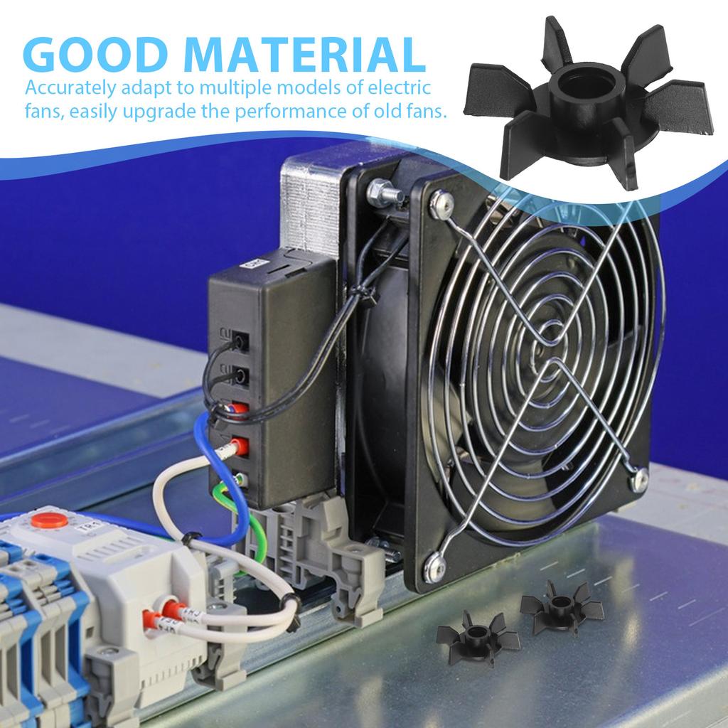 100Pcs Universal Plastic Fan Blade for Electric Motor Condenser Replacement Heavy Duty Motor Compressor Fan Blade Household