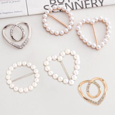 6 botones anudados para esquinas de ropa, redondos, con forma de círculo y corazón