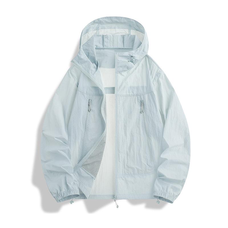 Unisex Sun Protection Jacket UPF100+ UV Protection Lightweight Breathable Outdoor Hiking Climbing Sun Hoodie for Summer