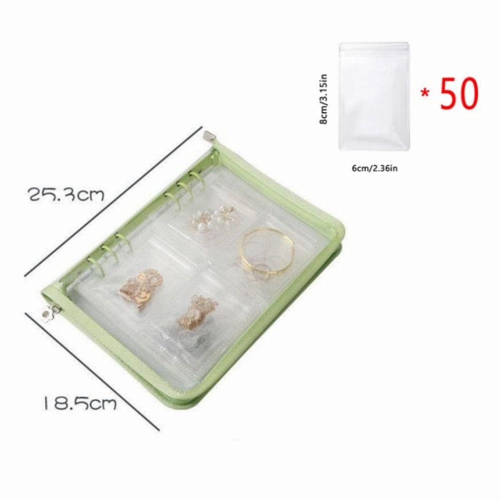 Water-proof Necklace Earring Holder Bag Anti-oxidation Jewelry Bag Photo Storage Book  Necklace