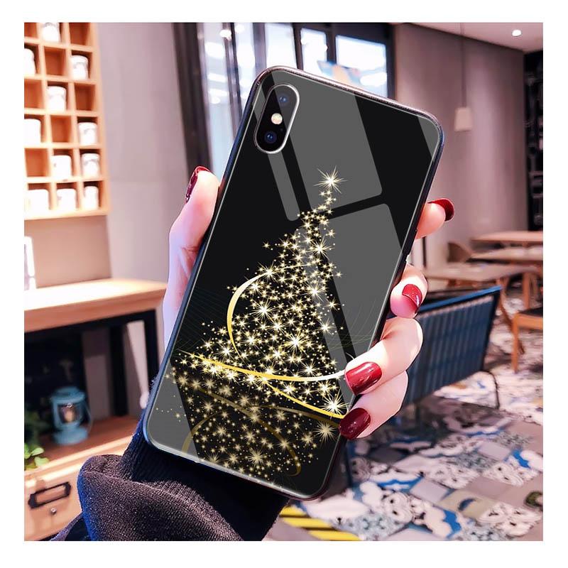 

Christmas Tree New Year Glass phone case For Samsung Galaxy S25 S24 S23 S22 S21 S20 Plus S24 S23 S22 S21 S20 Ultra S21 S20 FE S25Ultra