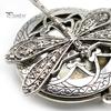 Vintage Necklace Retro Dragonfly Pendant Long Necklace Handmade Boho Ethnic Style Jewelry for Women Daily Wear Gifting
