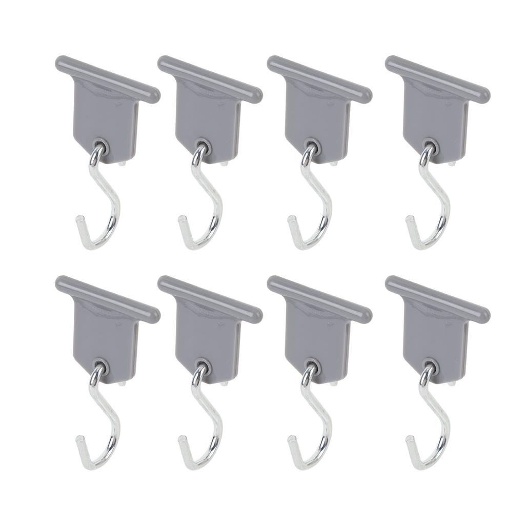 RV Awning Light Clips 8 Hangers 8 S Shaped Hooks 304 Stainless Steel Camping Awning Hooks for Outdoor Tent Home Party