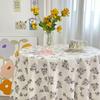 Chinese Style Printing Coffee Table Cover Vintage Picnic Mat Wedding Decor Floral Table Cloth  Home