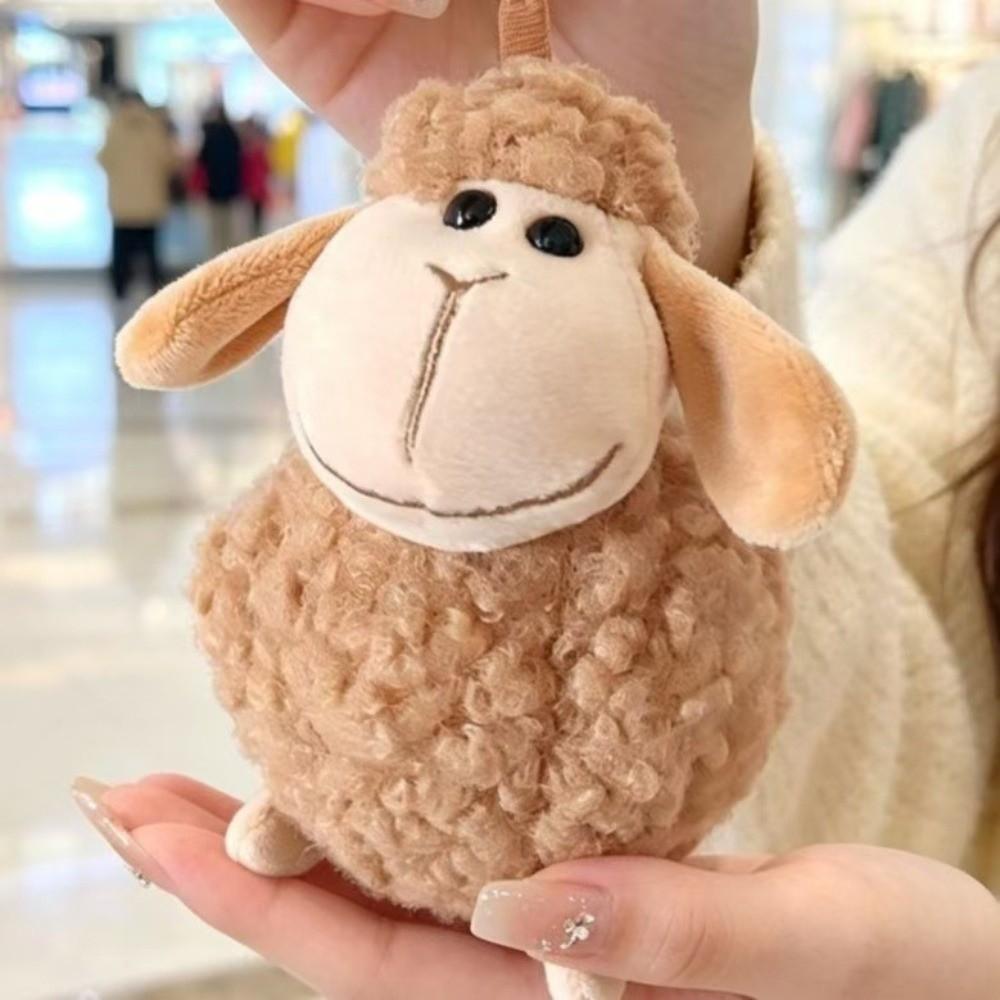 Lamb Sheep Plush Pendant Sheep Soft Lamb Doll Ornament Mini Sheep Plush Keychain Decoration