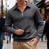 Men's Casual Half-Zip Sweatshirt for Everyday Wear