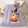 Bluey Bingo Adventure Blanket Soft & Cozy Perfect for Sofa Bed Office Chair for All Occasions Digital Print Birthday Christmas Gift Blanket