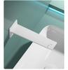 New White Gold Basin Faucet Concealed Bathroom Sink Faucet In-Wall Basin Spout Mixer Tap Set Combination Blanoir Solid Brass Tap