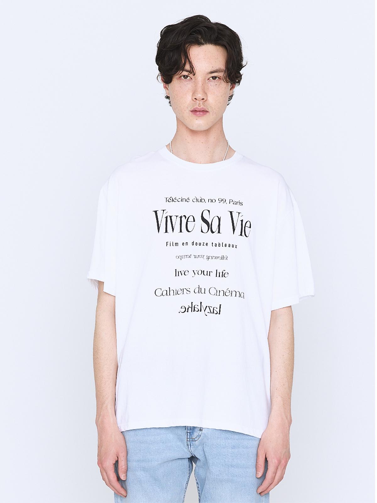Ленивое Озеро Vivre Sa Vie Футболка с коротким рукавом Manfree White/One