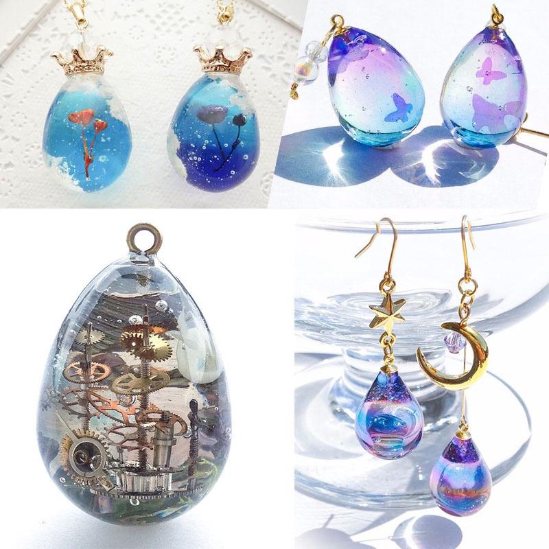 Qiaoqiao DIY High-Transparency 3D Easter Egg Epoxy Resin Pendant Mold