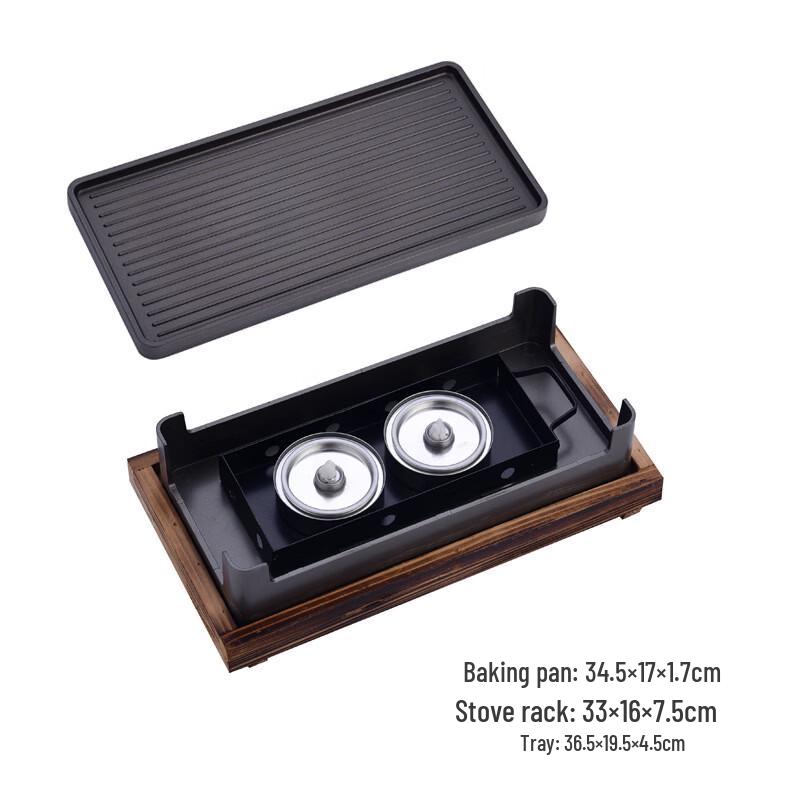 ZISIZ Портативный антипригарный гриль для барбекю и подогревающая пластина