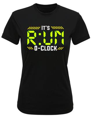 Damska koszulka performance z recyklingu Its Run O Clock Damska koszulka do biegania TriDri
