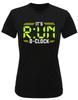 Womens Recycled Performance T-Shirt Its Run O Clock Ladies Running Top TriDri